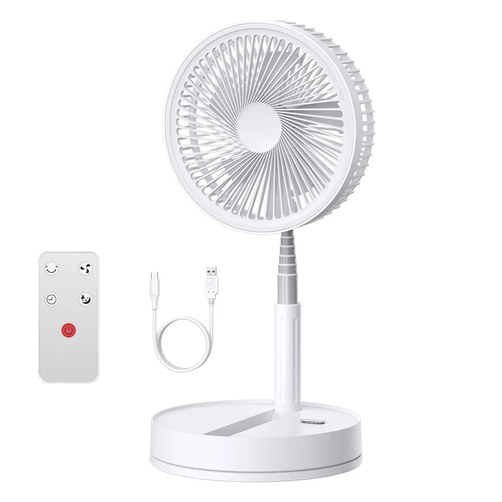Portable Telescopic Fan Foldable Table Fan USB Rechargeable 8000mAh — image 8