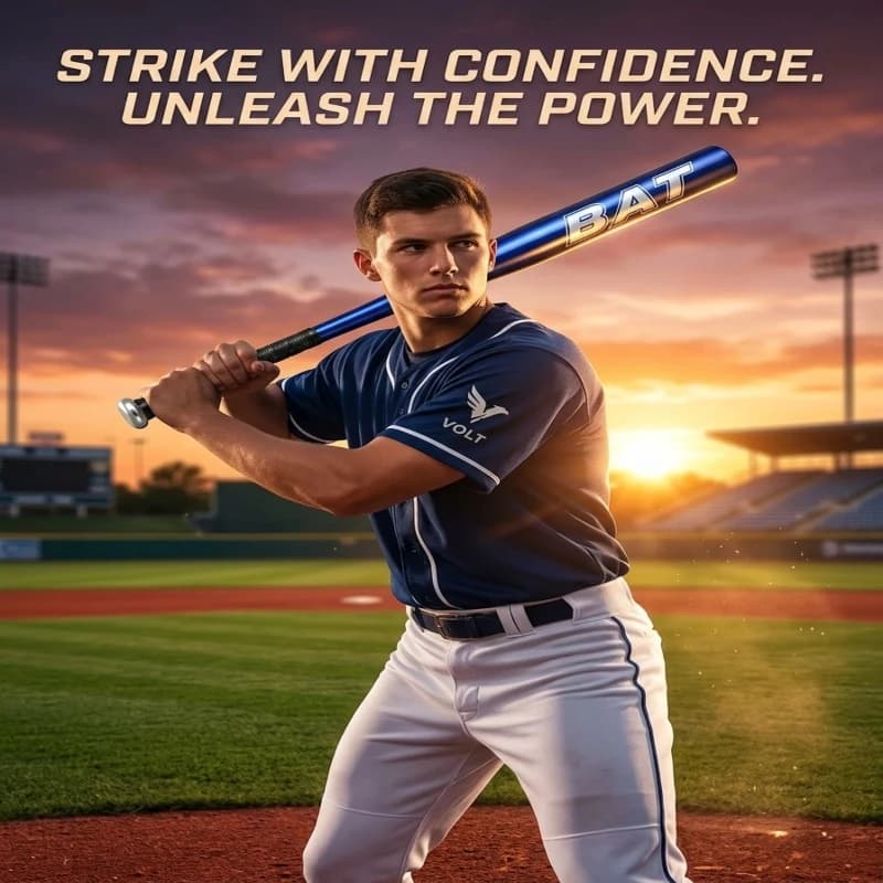 Lightweight Aluminium Baseball Bat with Ball Professional Training Softball — image 6