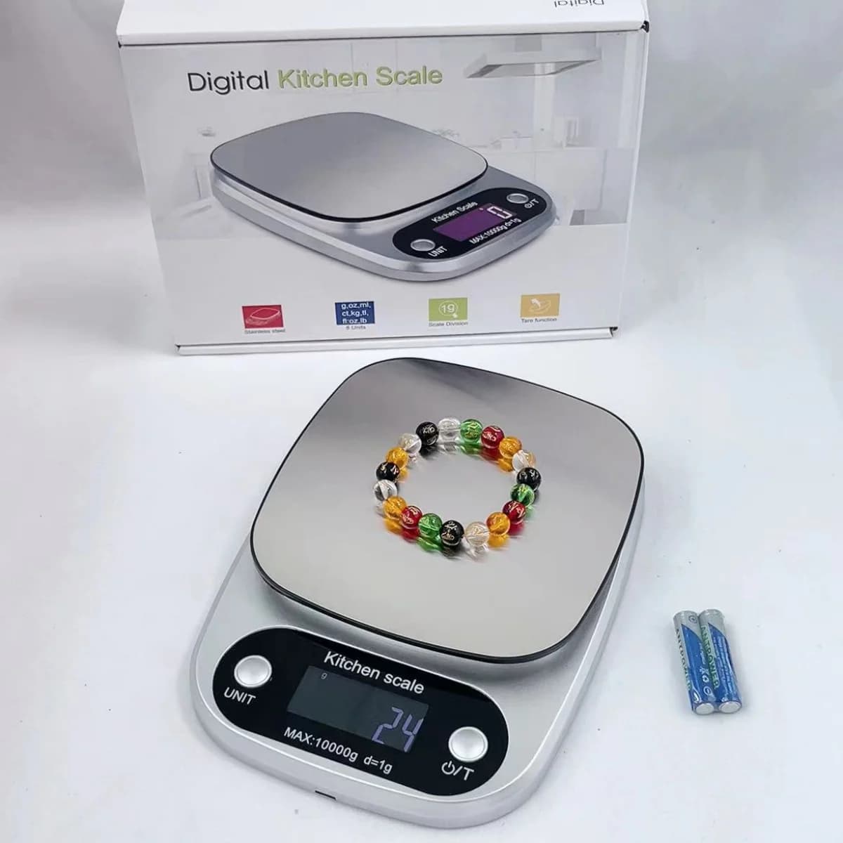 Digital Kitchen Scale with Tare Function LCD Electronic Food Baking Scale — image 3