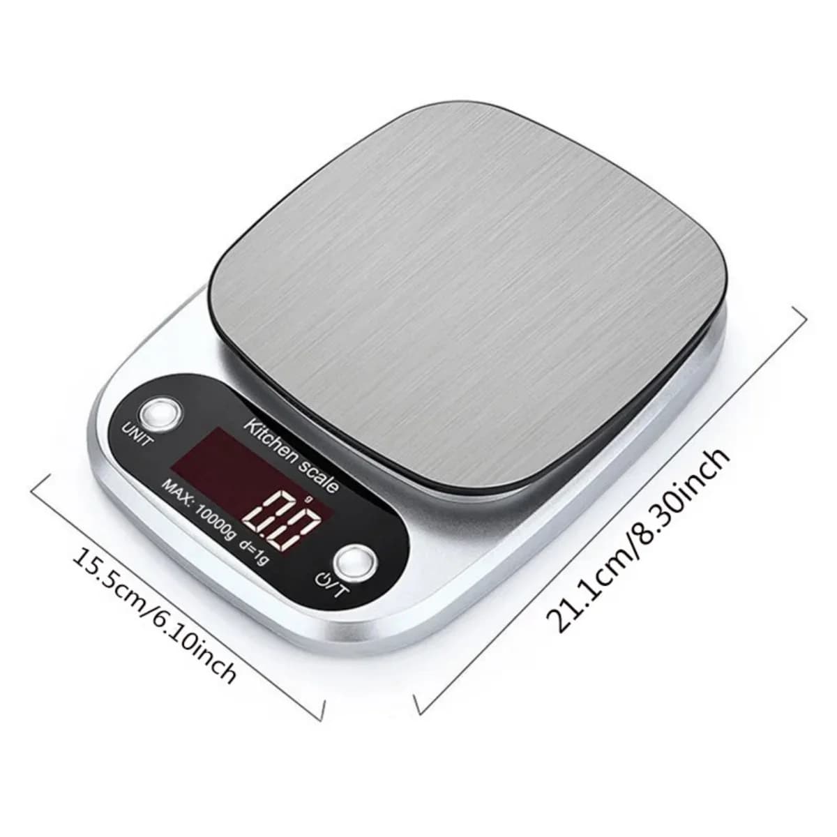 Digital Kitchen Scale with Tare Function LCD Electronic Food Baking Scale — image 2