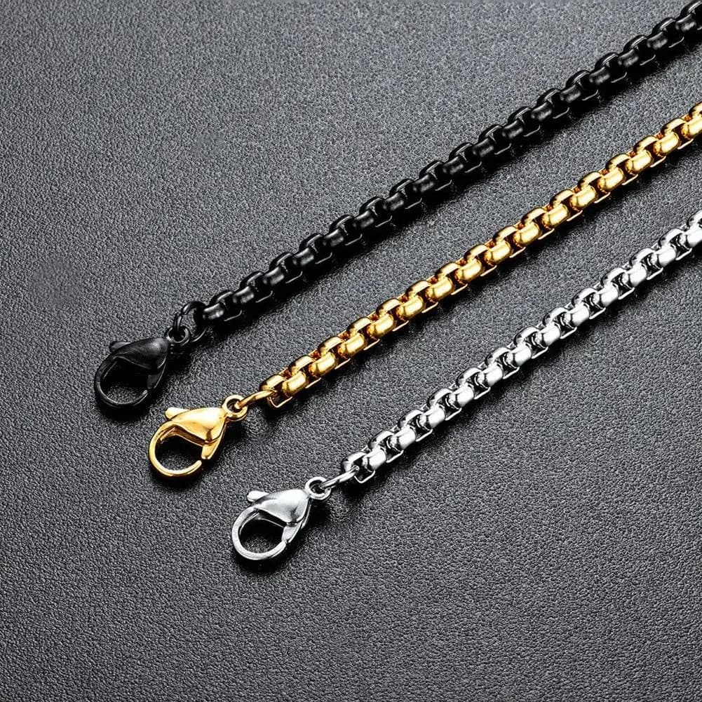 Jesus Cross Pendant Necklace Stainless Steel Hip Hop Religious Bible Men's Jewellery — image 5