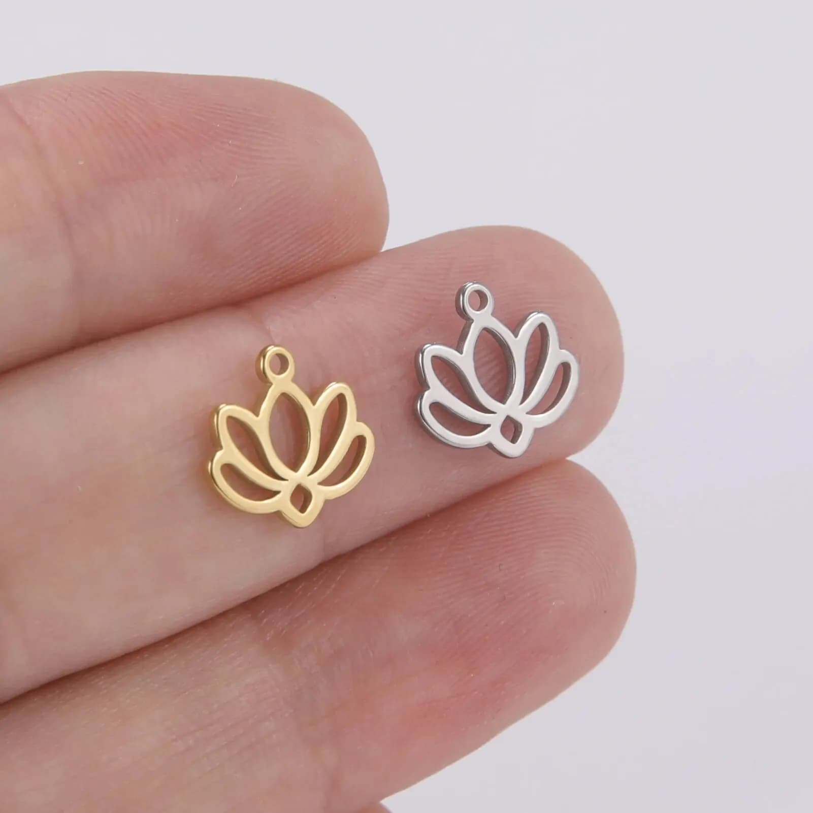 5 Pcs Stainless Steel Tree of Life Charms DIY Jewellery Making Moon Cross Pendants — image 23