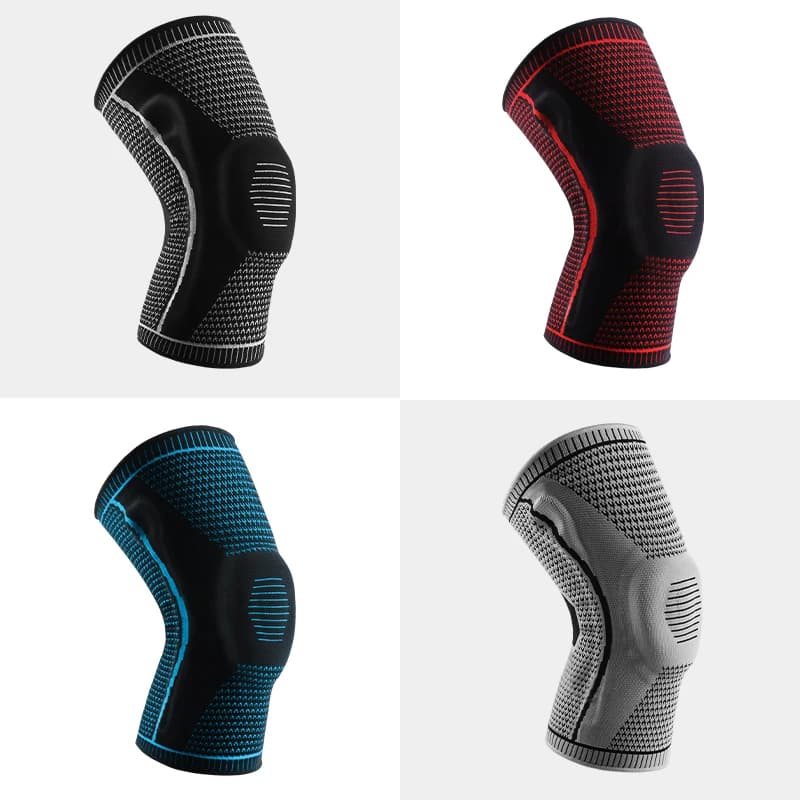 Compression Knee Brace Patella Gel Pad Lateral Stabilizer Pain Relief Knob Pads — image 5