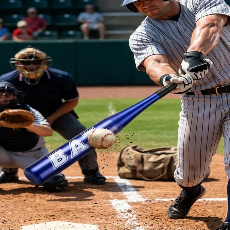 Lightweight Aluminium Baseball Bat with Ball Professional Training Softball — image 4