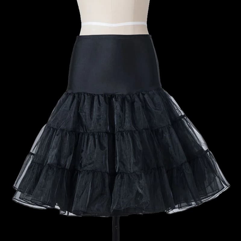 Women's Vintage 50s 60s Fluffy Tutu Skirt Rockabilly Swing Petticoat Underskirt — image 8