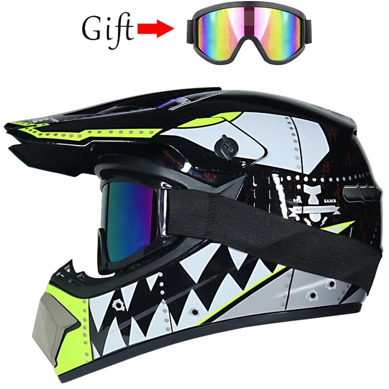 Kids Motocross Helmet Off-Road Downhill DH AM Cross Bike Helmet for Children — image 5