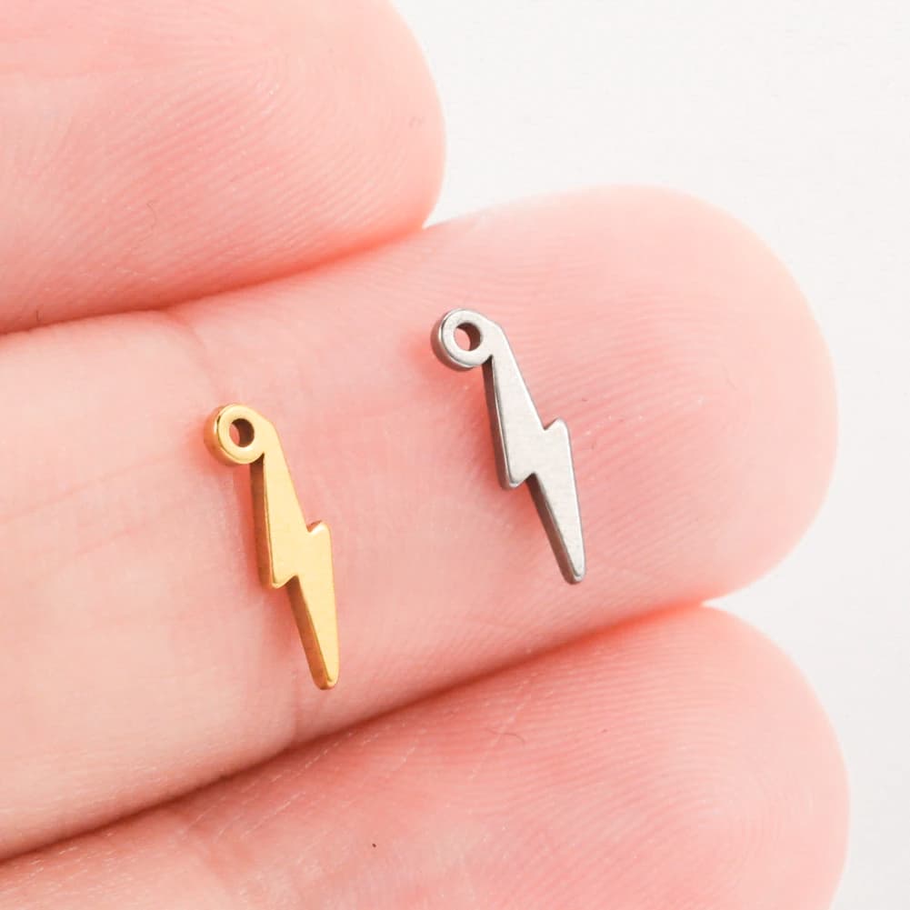 5 Pcs Stainless Steel Tree of Life Charms DIY Jewellery Making Moon Cross Pendants — image 22