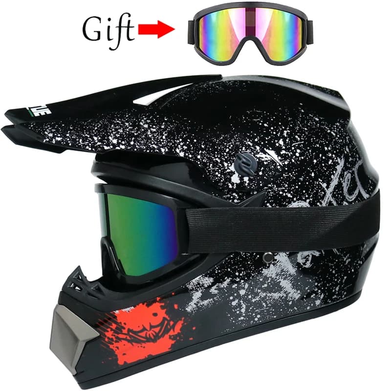 Kids Motocross Helmet Off-Road Downhill DH AM Cross Bike Helmet for Children — image 7