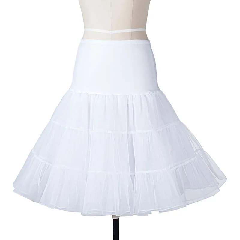 Women's Vintage 50s 60s Fluffy Tutu Skirt Rockabilly Swing Petticoat Underskirt — image 7
