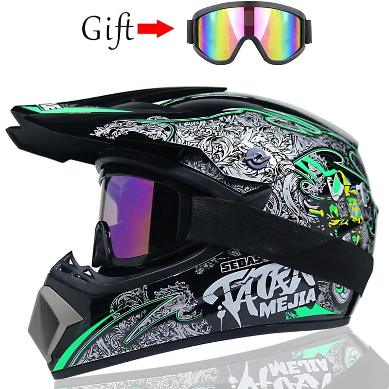 Kids Motocross Helmet Off-Road Downhill DH AM Cross Bike Helmet for Children — image 21