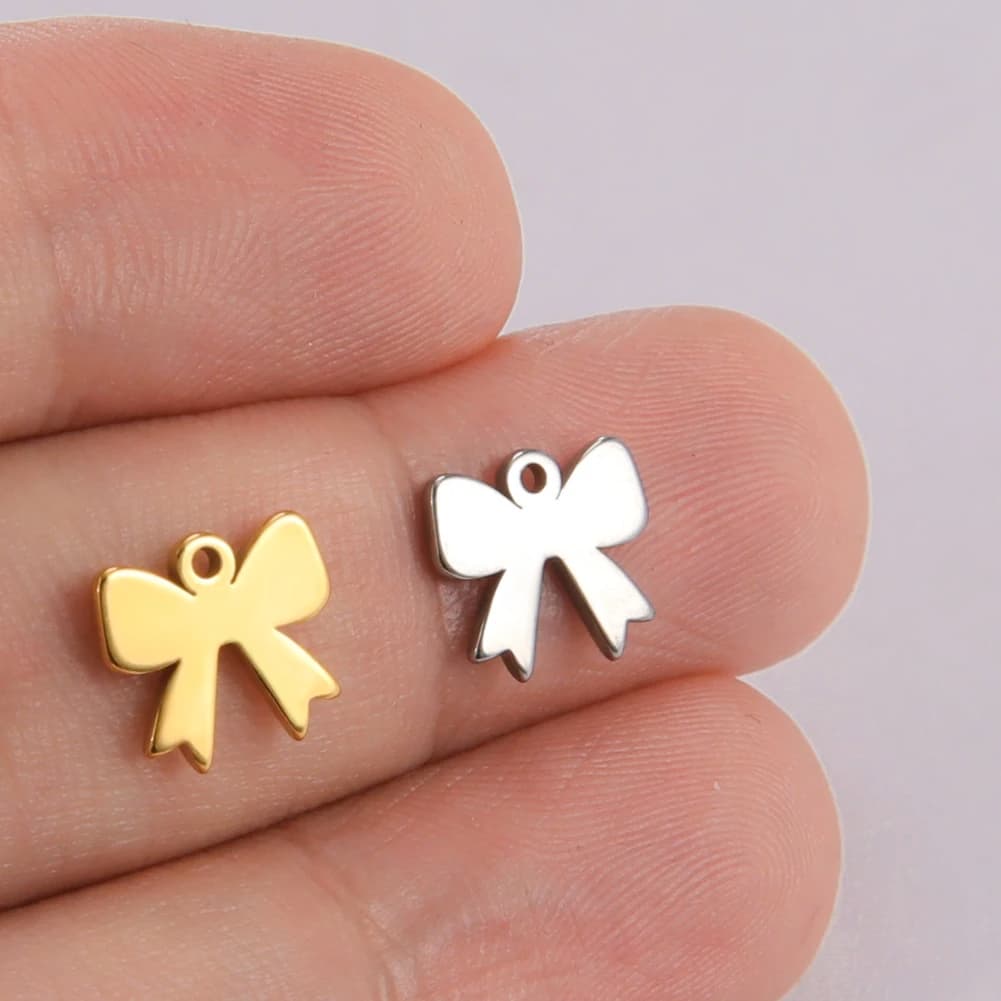 5 Pcs Stainless Steel Tree of Life Charms DIY Jewellery Making Moon Cross Pendants — image 11