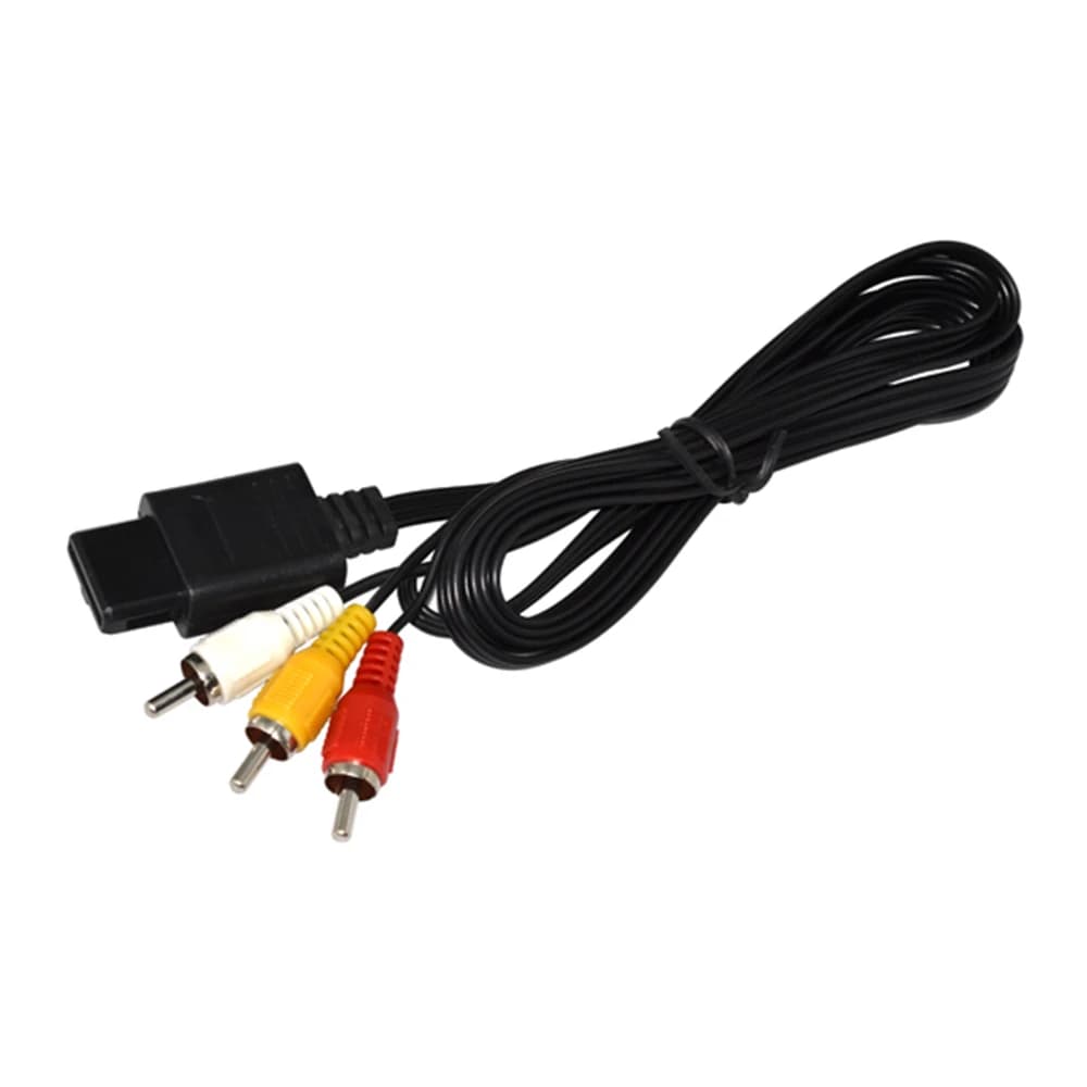 3RCA Audio Video AV Cable TV Cord for N64 GameCube SNES — image 2