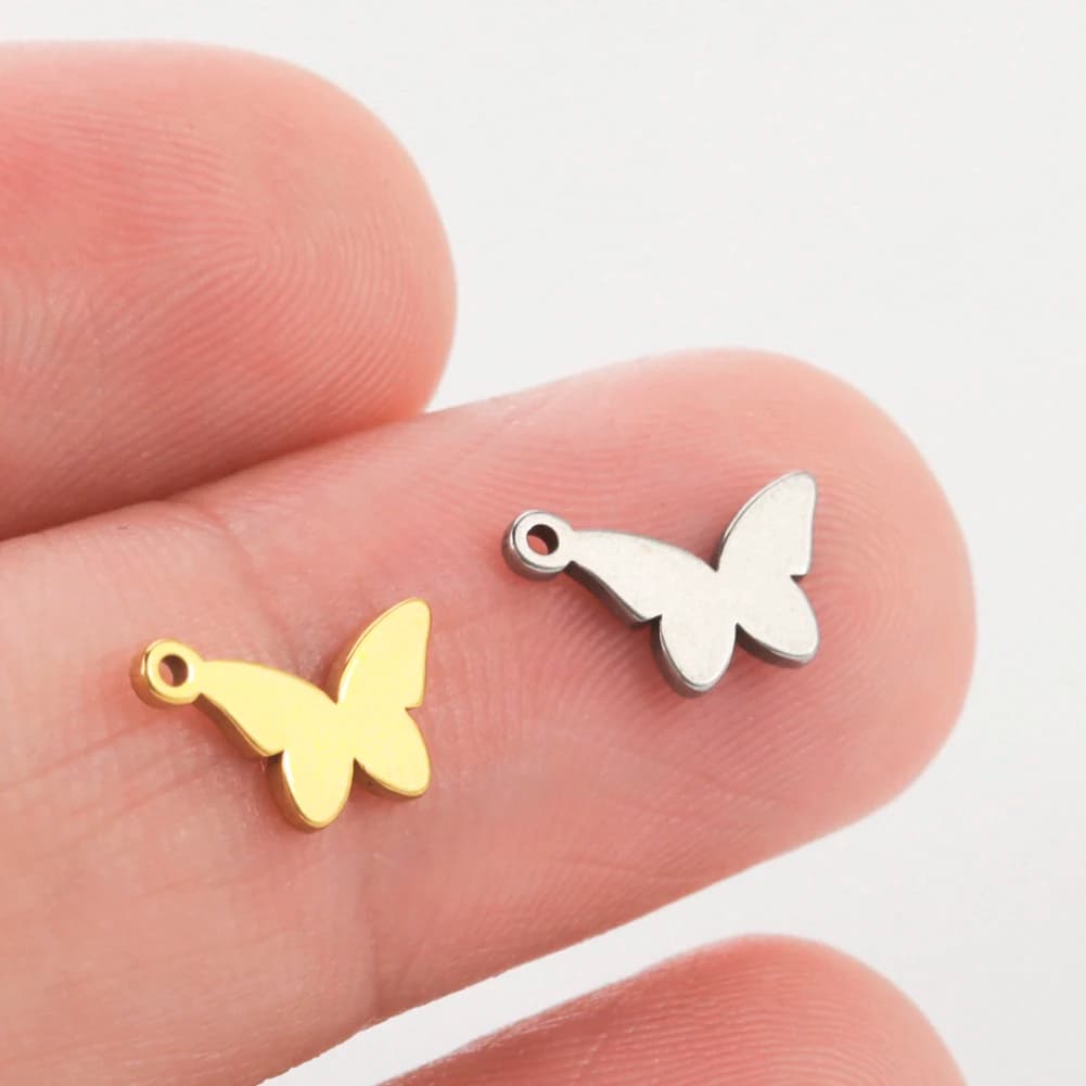 5 Pcs Stainless Steel Tree of Life Charms DIY Jewellery Making Moon Cross Pendants — image 19