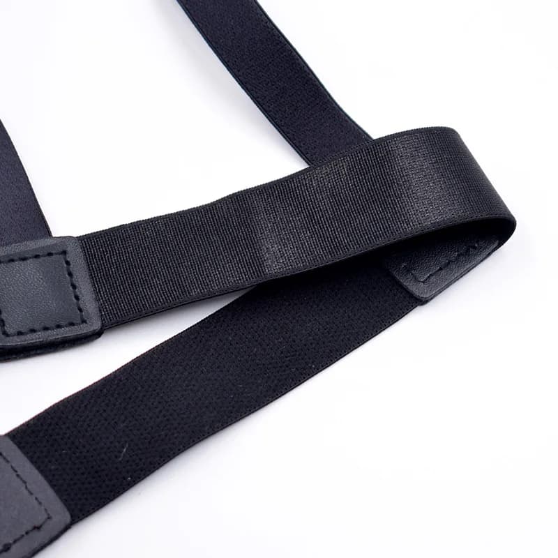 Men's Shirt Stays Adjustable Elastic Garters Non-Slip Clamps Military Police Style — image 5