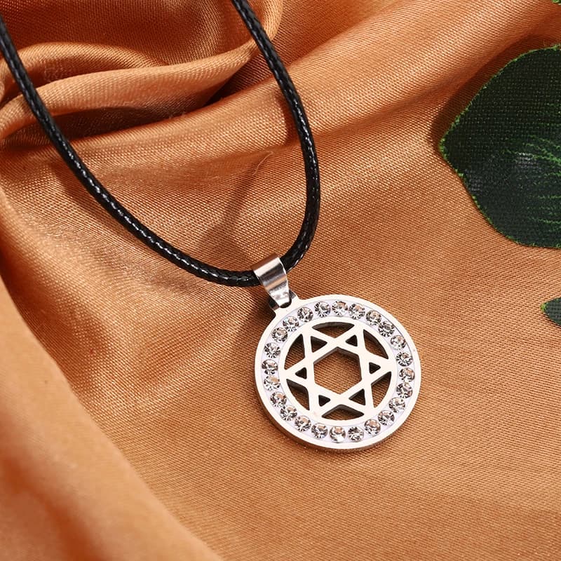 Star of David Magen David Necklace Pendant Stainless Steel Jewish Jewellery — image 4