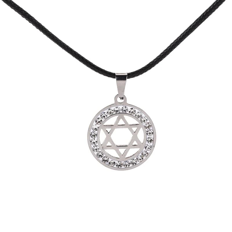 Star of David Magen David Necklace Pendant Stainless Steel Jewish Jewellery — image 8