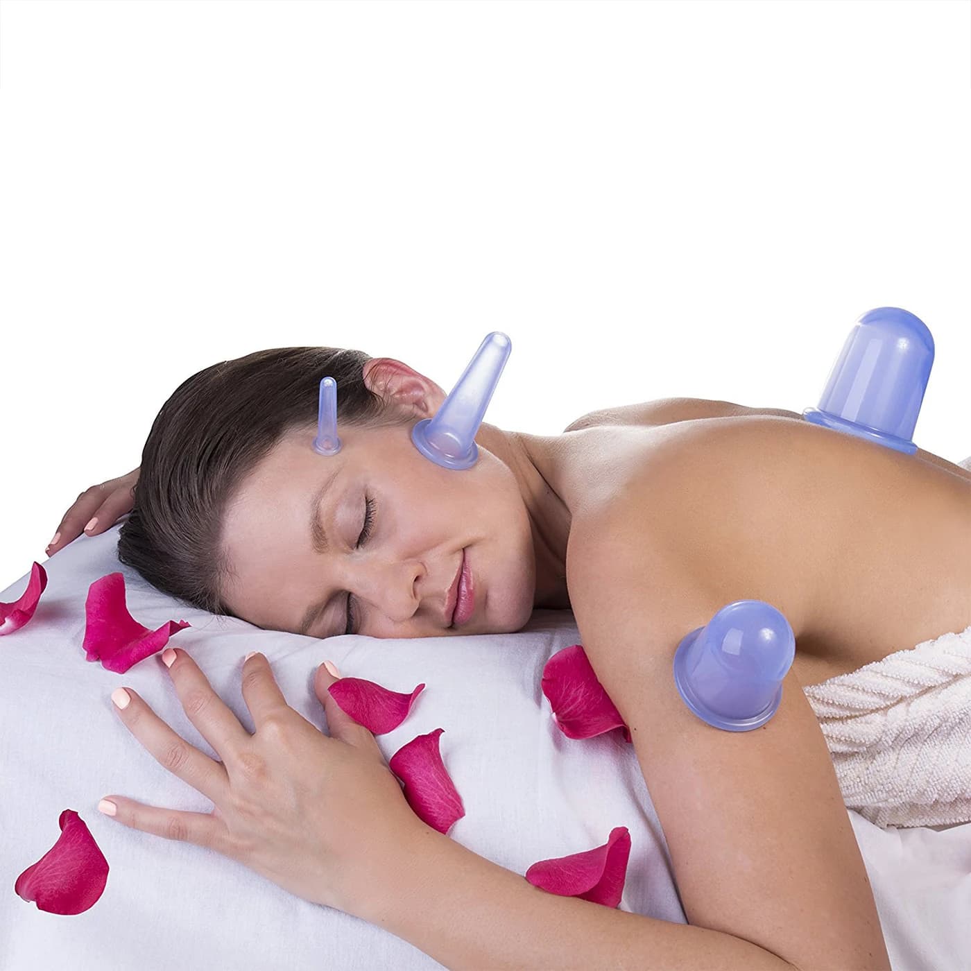 Silicone Vacuum Suction Cups Massage Therapy Body Cans Jars — image 2