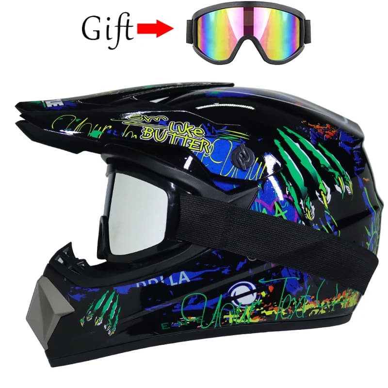 Kids Motocross Helmet Off-Road Downhill DH AM Cross Bike Helmet for Children — image 6