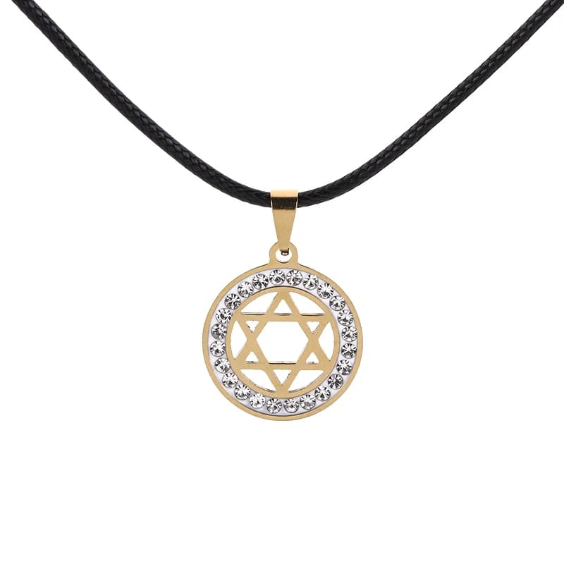 Star of David Magen David Necklace Pendant Stainless Steel Jewish Jewellery — image 5