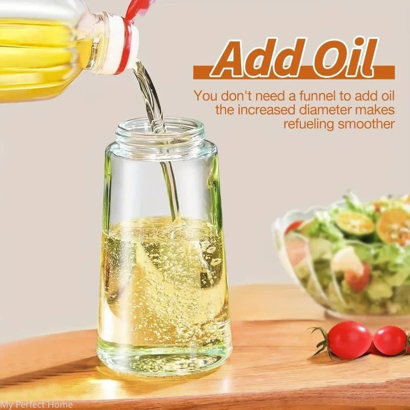 Oil Sprayer Bottle 500ml Kitchen Spray Dispenser BBQ Baking New 2in1 Plastic for — image 5