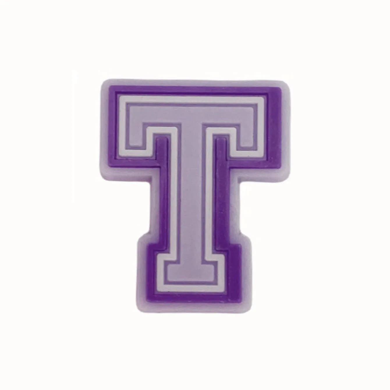 Purple Alphabet Letter Pins Shoe Charms for Crocs Clogs Slides DIY Bubble — image 15