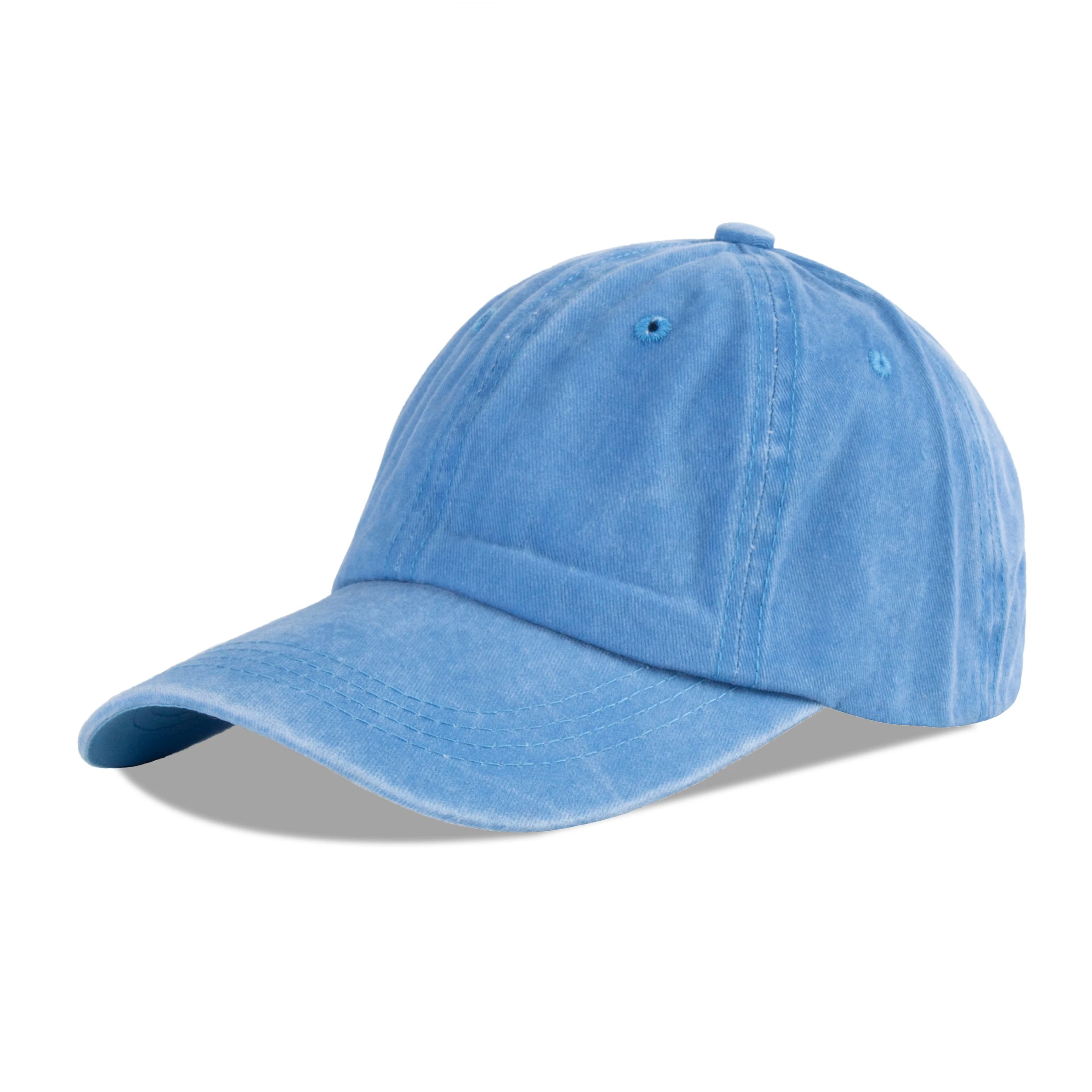 Baseball Cap 100% Cotton Unisex Adjustable Dad Hat Washed Denim New LANGZHEN Men — image 13