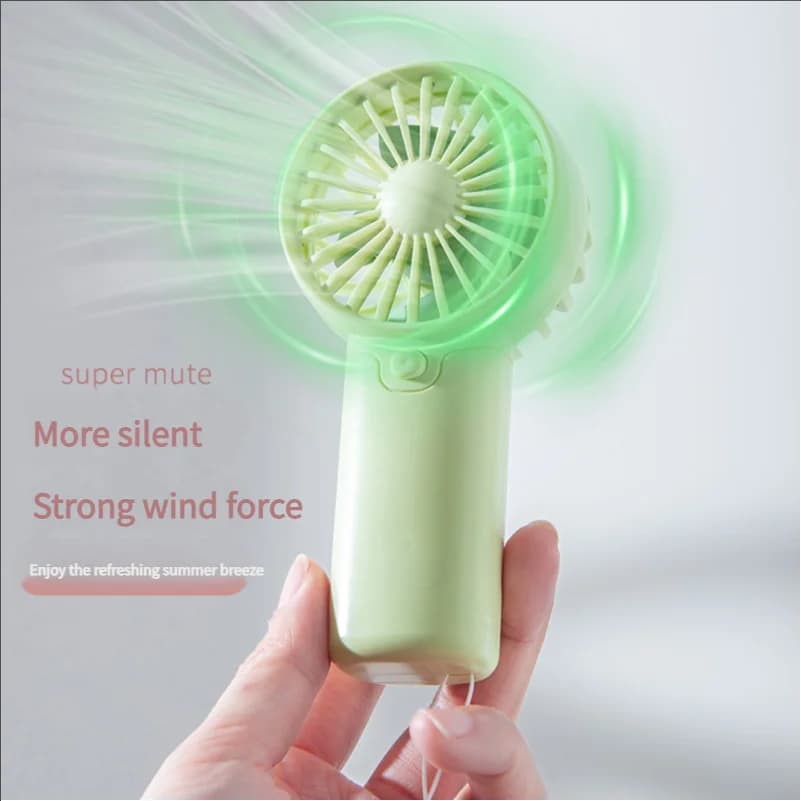 Portable Mini Handheld Fan Battery Powered Pocket Air Cooler Small — image 4