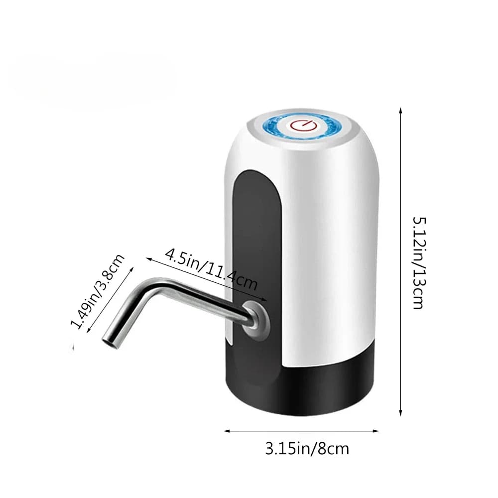 Electric Water Dispenser Pump Portable USB Rechargeable for 5 Gallon Bottles — image 5