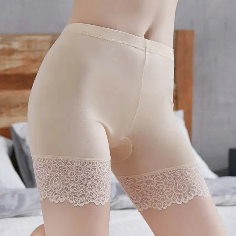 Women's Safety Shorts Underwear High Waist Seamless Panties Breathable Pants — image 4