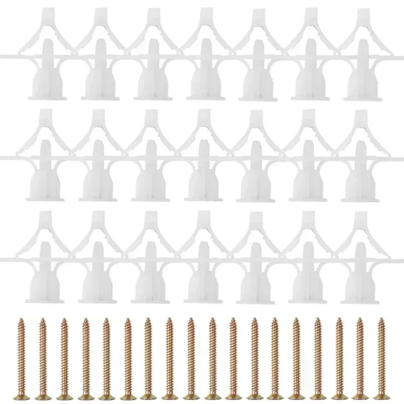 200 Pcs Drywall Anchors Expansion Plugs Self-Drilling Gypsum Board Wall Fixing UK — image 8