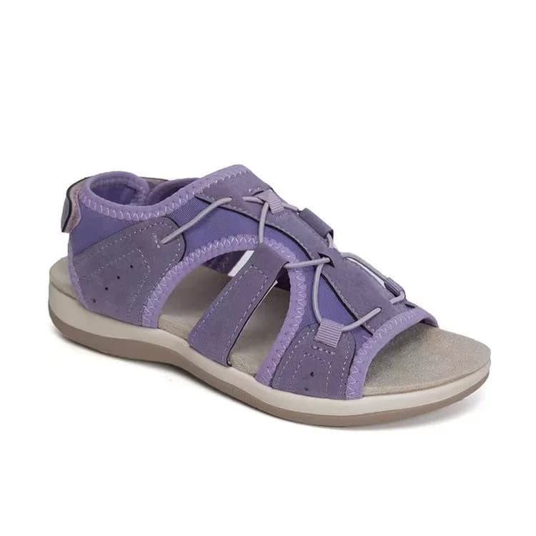 Women's Summer Sandals Casual Breathable Flat Beach Shoes Large Size Round Toe — image 14