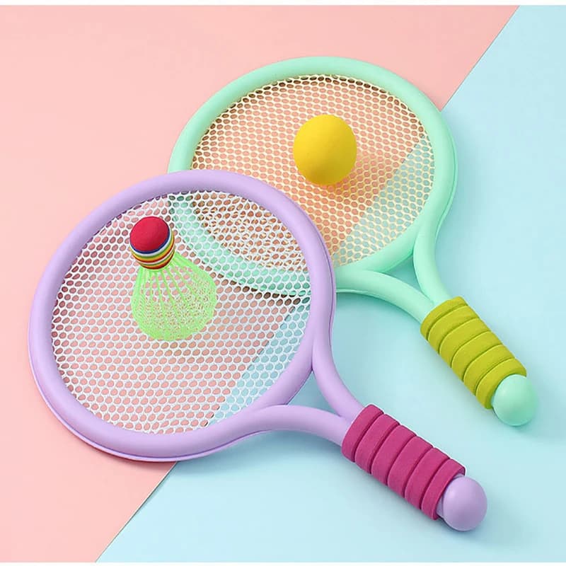 Kids Badminton Racket Set Children Outdoor Sports Toy Tennis Set Ages 3-12 — image 5