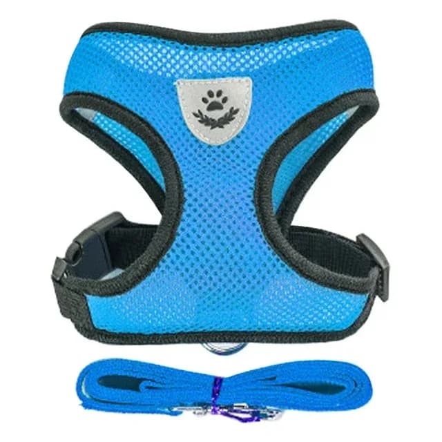 Adjustable Cat Harness and Lead Set Soft Vest No-Pull Pet Walking Training — image 12