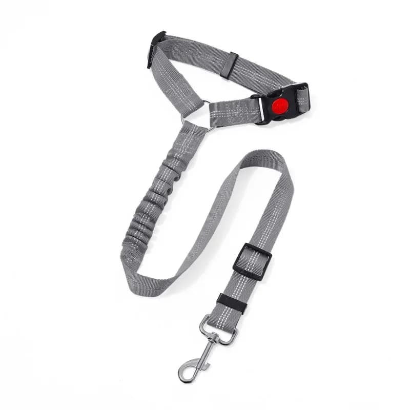 Dog Car Seat Belt Adjustable Reflective Pet Safety Collar New Accessories for UK — image 12