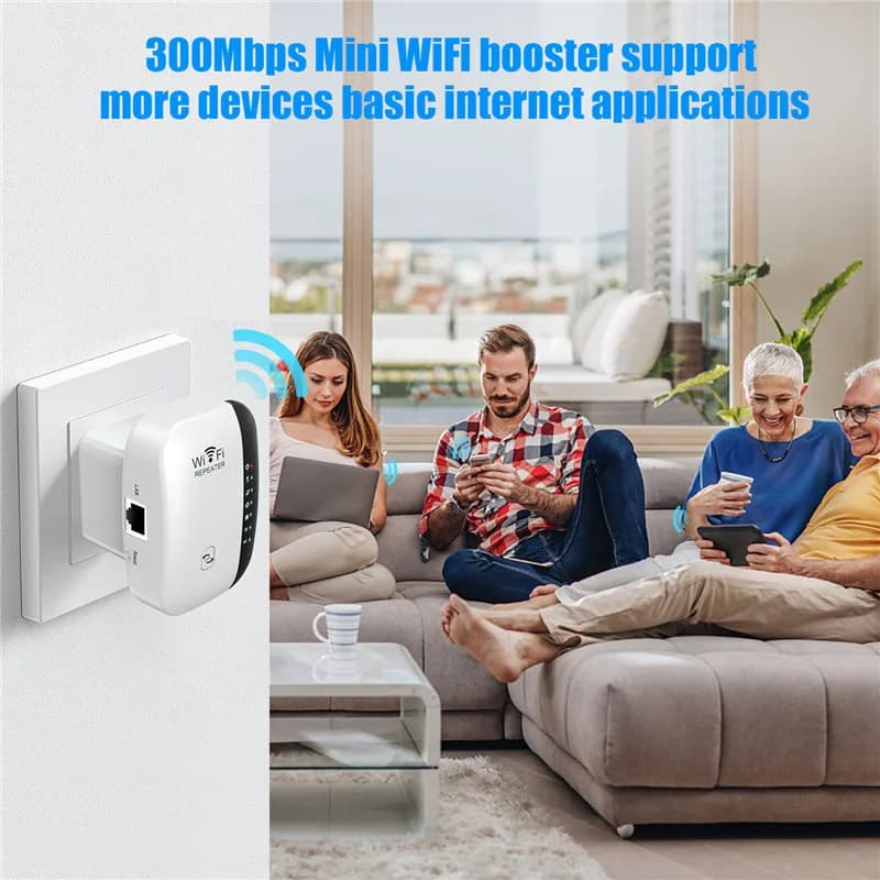 300Mbps WiFi Repeater Signal Booster 802.11N Wireless Amplifier Extender — image 4