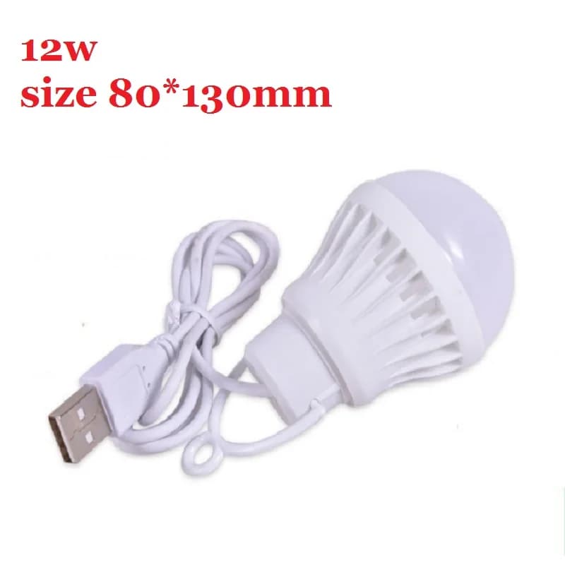 USB LED Camping Lamp Portable Mini Bulb 5V Book Reading Desk Light — image 9