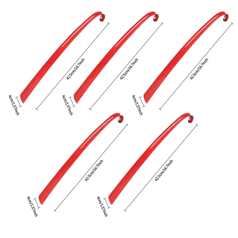 Plastic Extra Long Shoehorn Lazy Shoe Lifter Helper for Hotel & Household — image 10