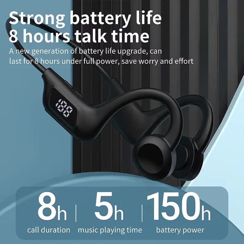 Bone Conduction Wireless Headphones Bluetooth Sport Swimming Earphones — image 2