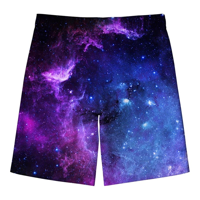 Men's Beach Shorts 3D Neon Print Colourful Board Shorts Swim Trunks Harajuku — image 4