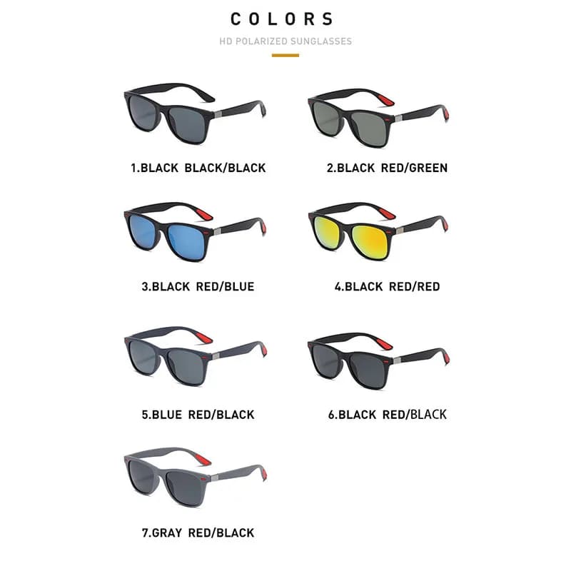Night Vision Glasses Polarised Sunglasses Men Sport PC Frame Outdoor Day — image 5