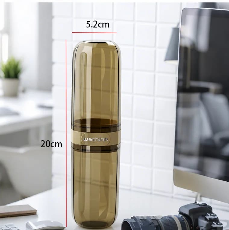 Portable Toothbrush Toothpaste Holder Case Travel Camping Storage Box — image 10