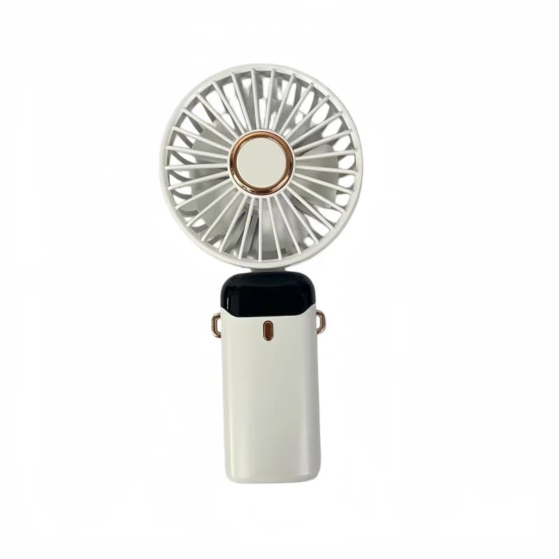Handheld USB Mini Fan Rechargeable Foldable Portable Fan with Digital Display — image 11