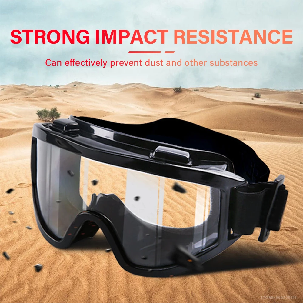 Motorcycle Goggles Dust-Proof Safety Glasses Eye Protection for Men and Women — image 2