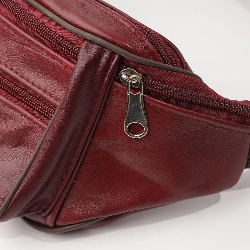 Waist Pack PU Leather Bag Belt Fanny Pack Male Travel Phone Bag New Large for UK — image 3