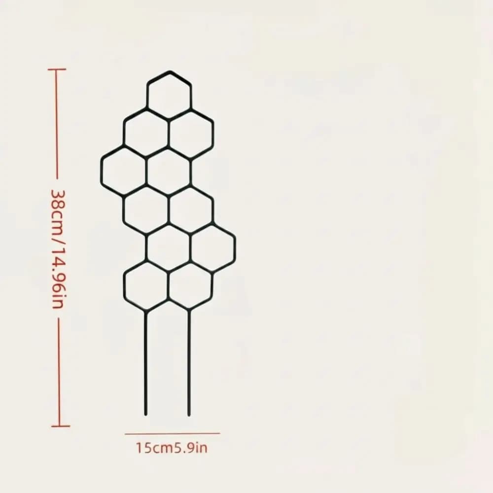 Plant Trellis Honeycomb Design Plastic Support Climbing Frame for Potted Plants — image 5