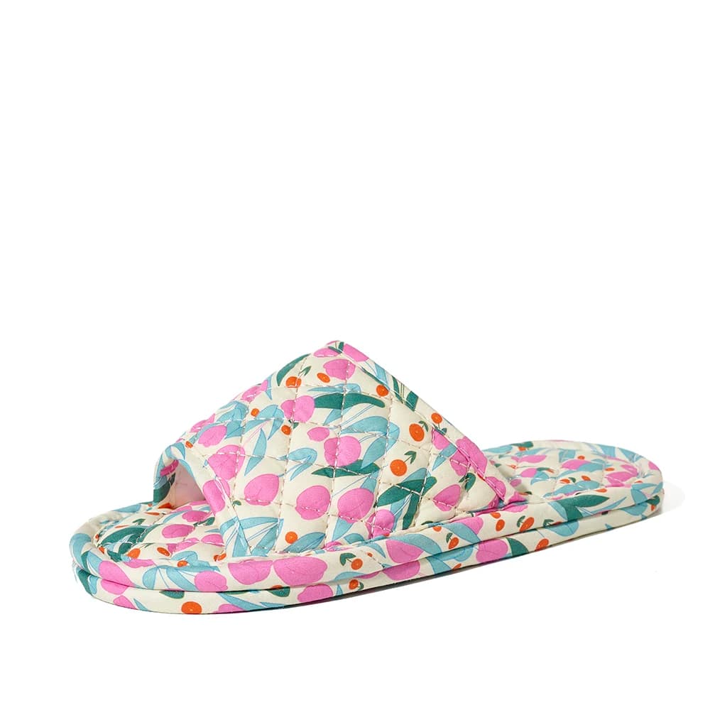Women's Floral House Slippers Soft Cotton Anti-Slip Indoor Bedroom Summer Footwear — image 7