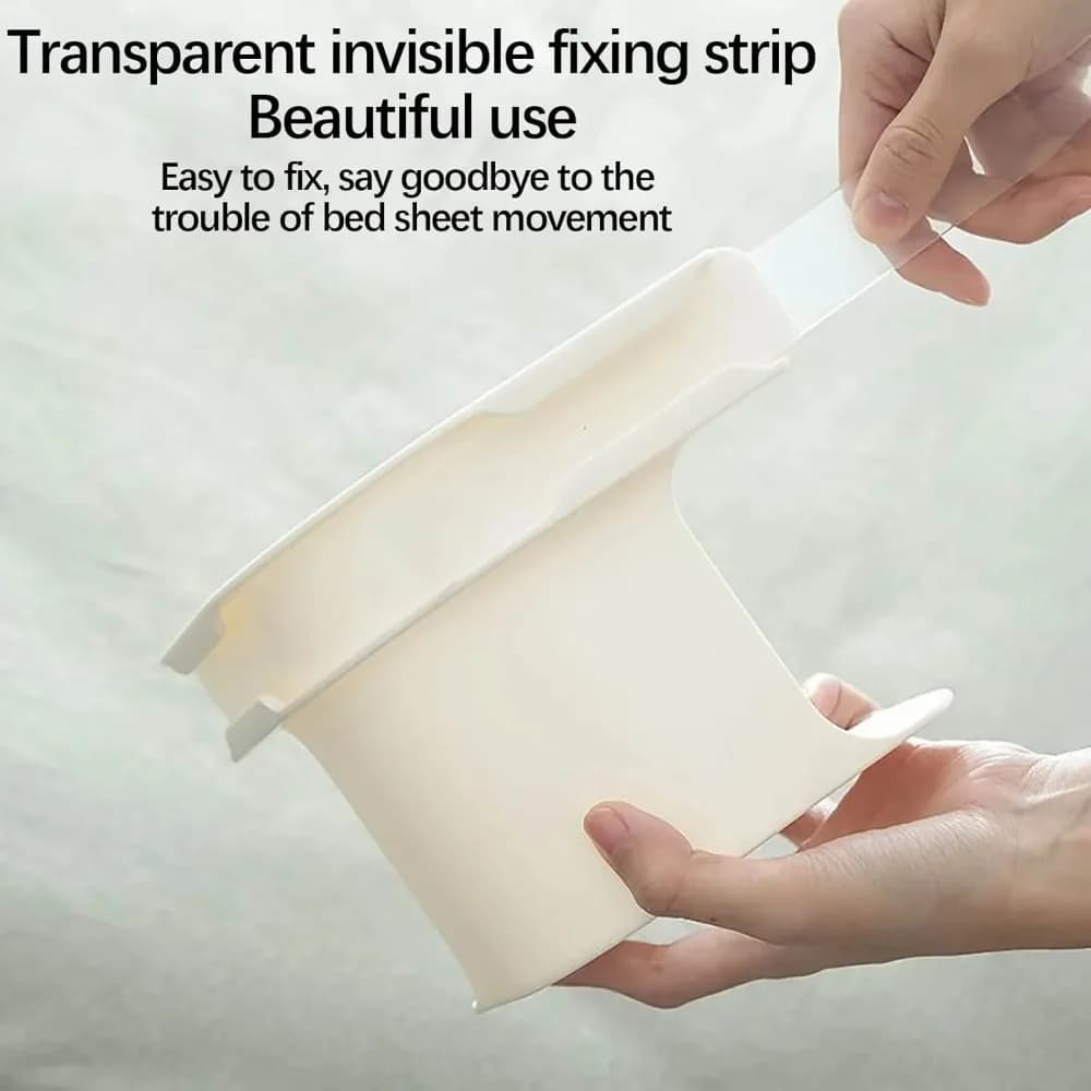 4 Pcs Bed Sheet Grippers Heavy Duty Corner Clips Fasteners Tightener — image 5