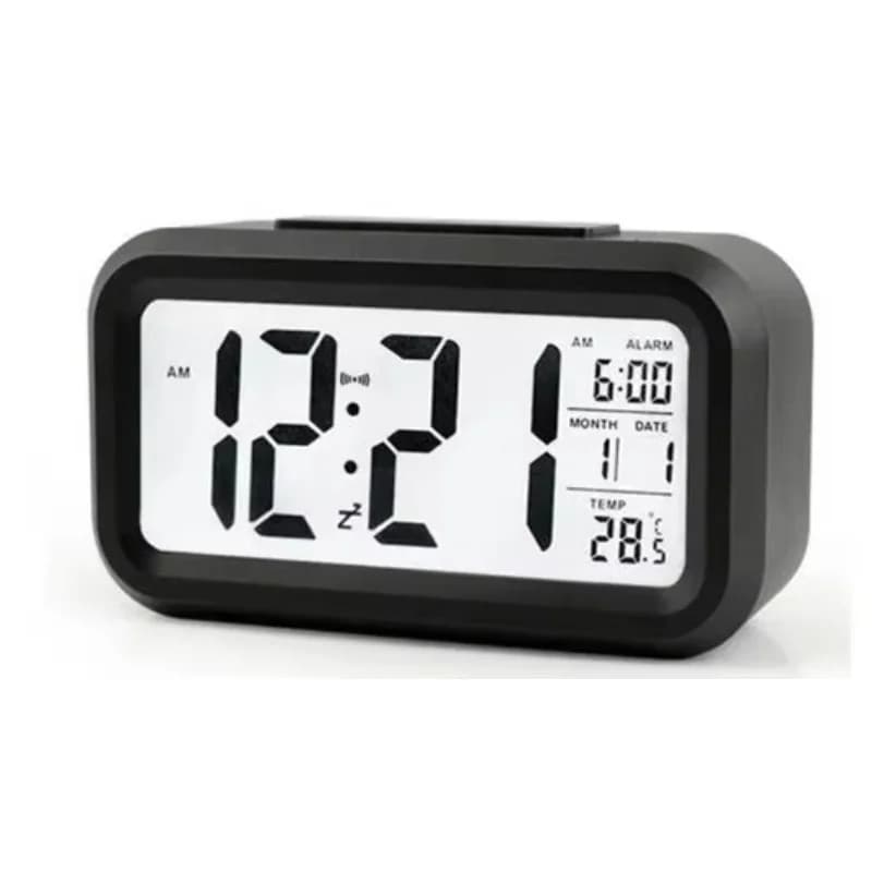 LED Digital Alarm Clock Backlight Snooze Calendar Desktop Table Electronic — image 15