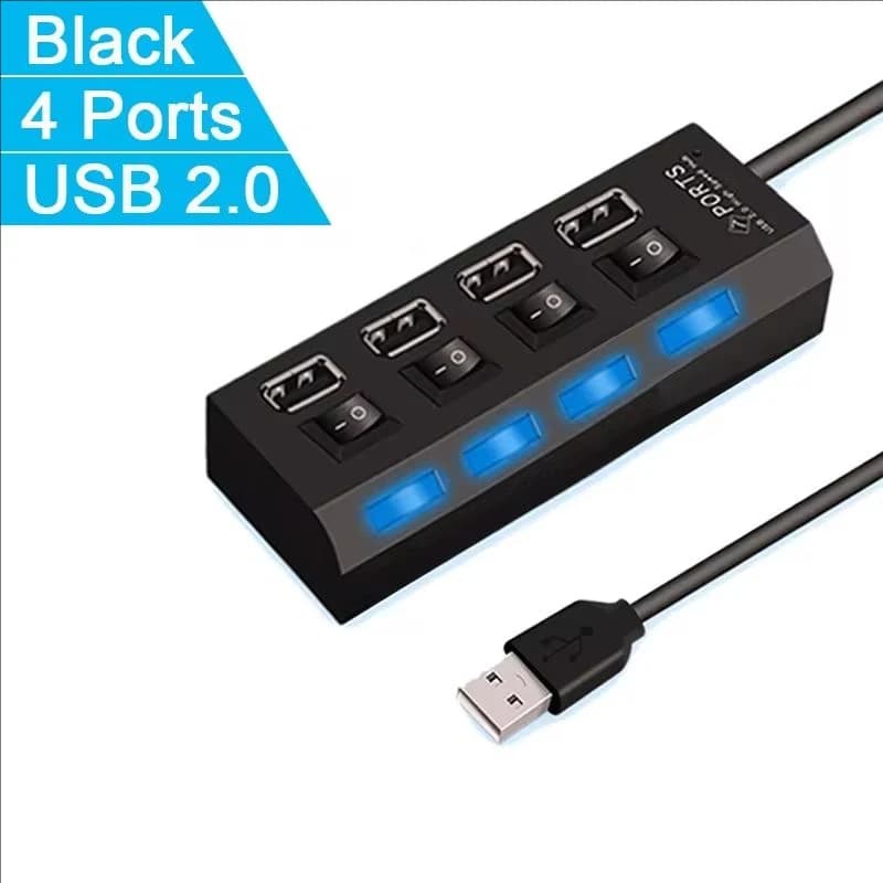 7 Port USB 2.0 Hub Extension Splitter Switch for PC Laptop Desktop Computer — image 8