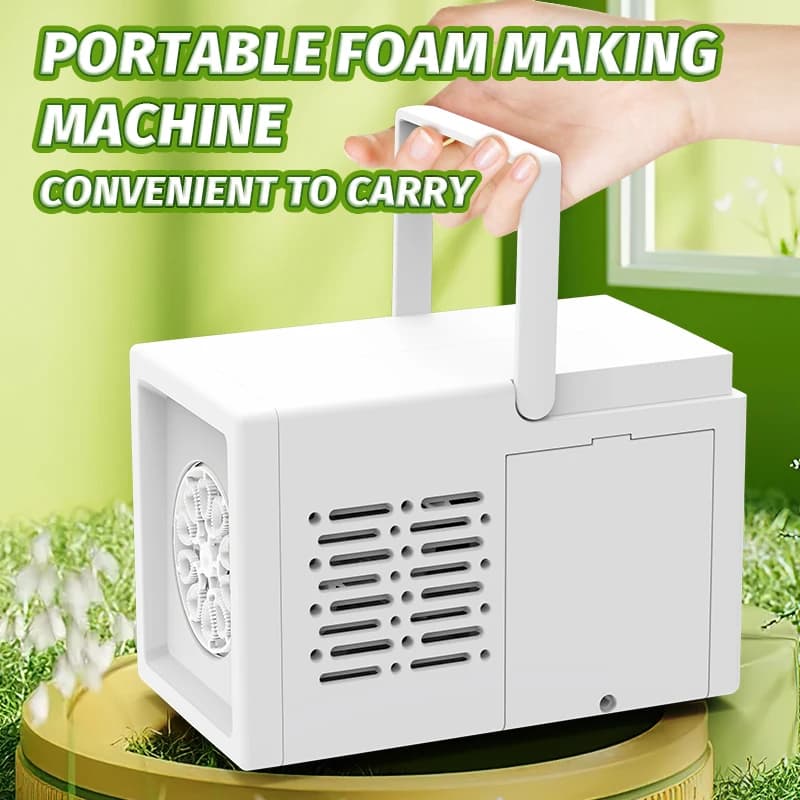 10 Hole Automatic Electric Bubble Machine Handheld Bubble Blower Toy Outdoor Birthday — image 4
